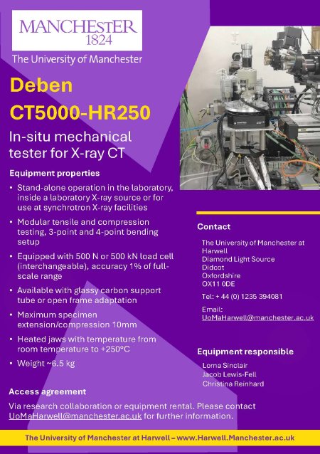 Flyer for Deben CT5000